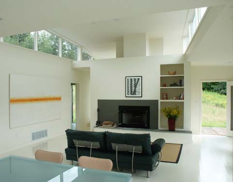 Beautiful White Indoor Urban Cottage Design