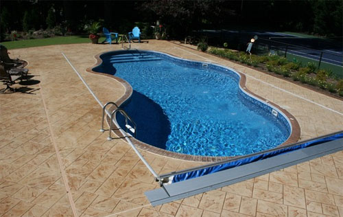 modern swimming pool
