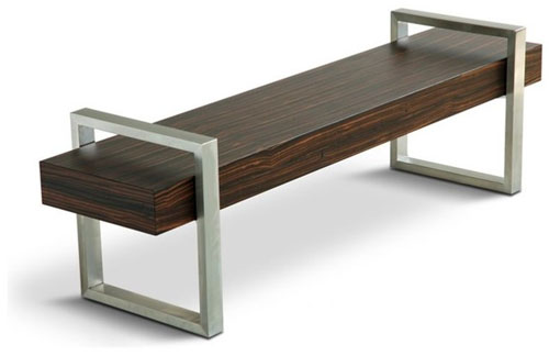 wood benches