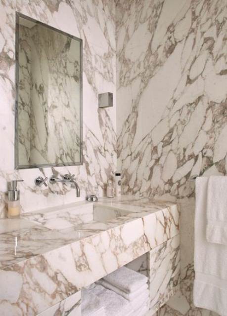 Sumptuous Marble Bathroom Design Photos 8