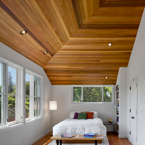 wooden ceiling for bedroom