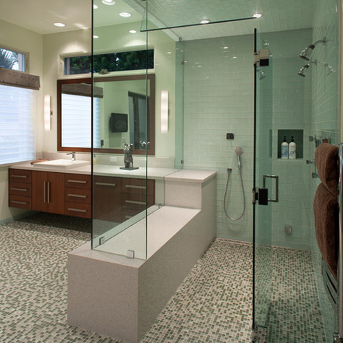 glass interior design for shower