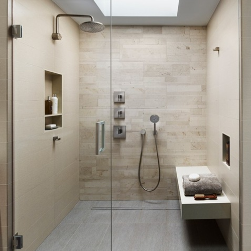 modern design shower interior