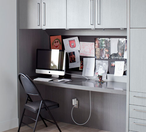 Computer desk with minimalist design