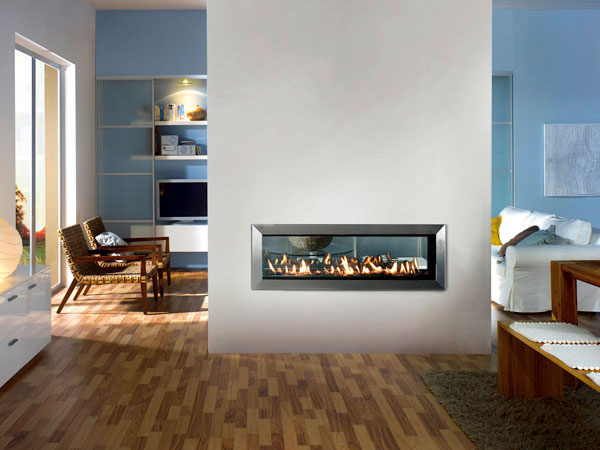 Clear and Bright Modern Fireplaces Ideas