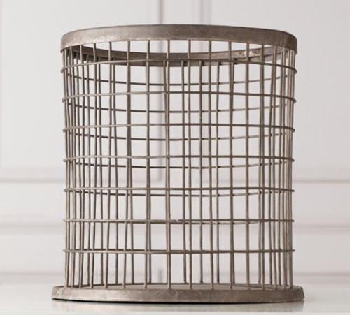 steel waste basket
