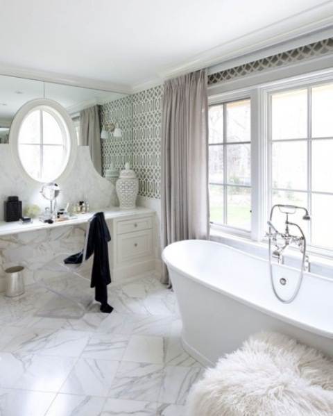 Sumptuous Marble Bathroom Design Photos 23