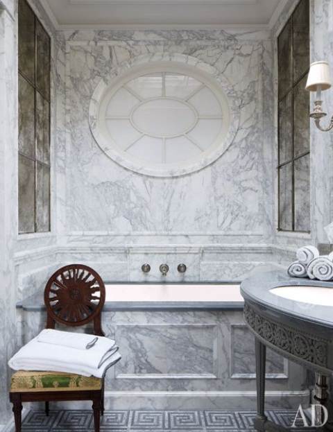 Sumptuous Marble Bathroom Design Photos 42