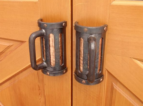 best wood door with unique handle