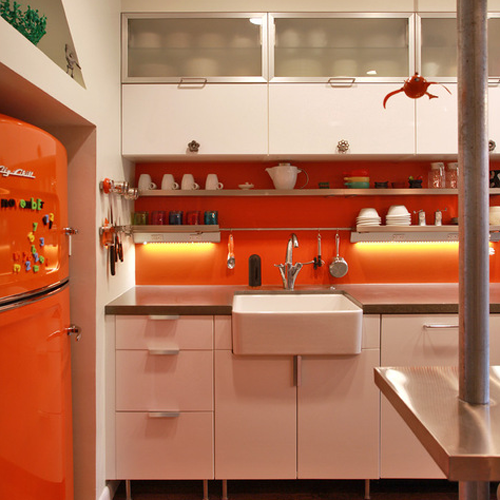 good orange design home