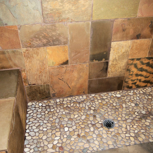 stone floor pattern for bathroom