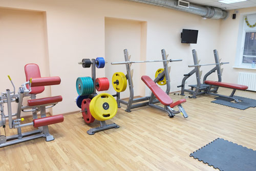 Interior gym modern design