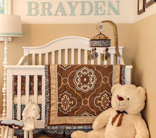 Baby with modern bedroom