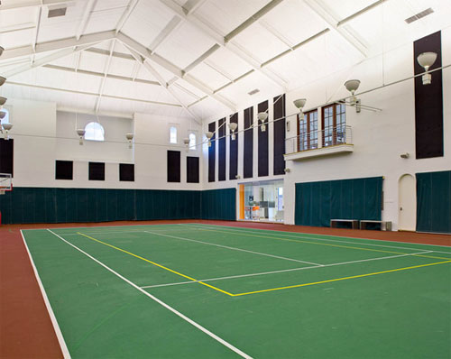 How to build indoor tennis
