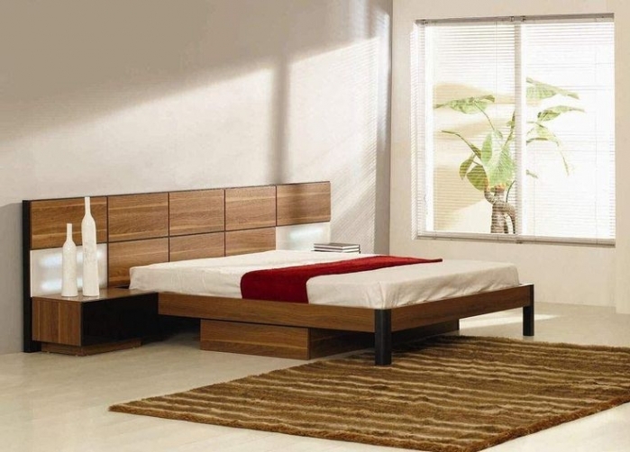Italian Quality Wood High End Platform Bed With Extra Storage Throughout Bed Design Made ​​by Wood