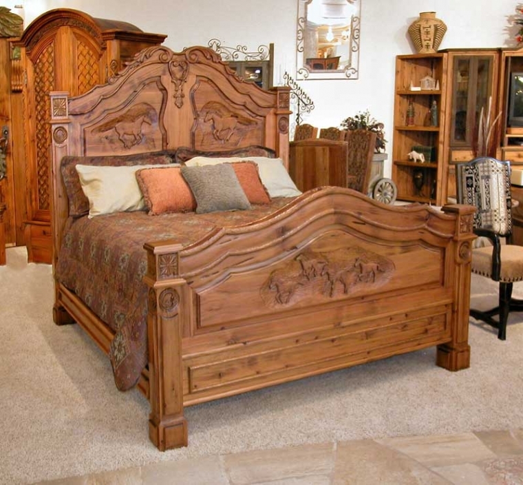 Upholstered Wingback Bed Head Design Inside Bed Design Made ​​by Wood