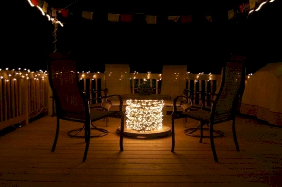 DIY Outdoor Living Table Use Recycled Wire Wooden Spool