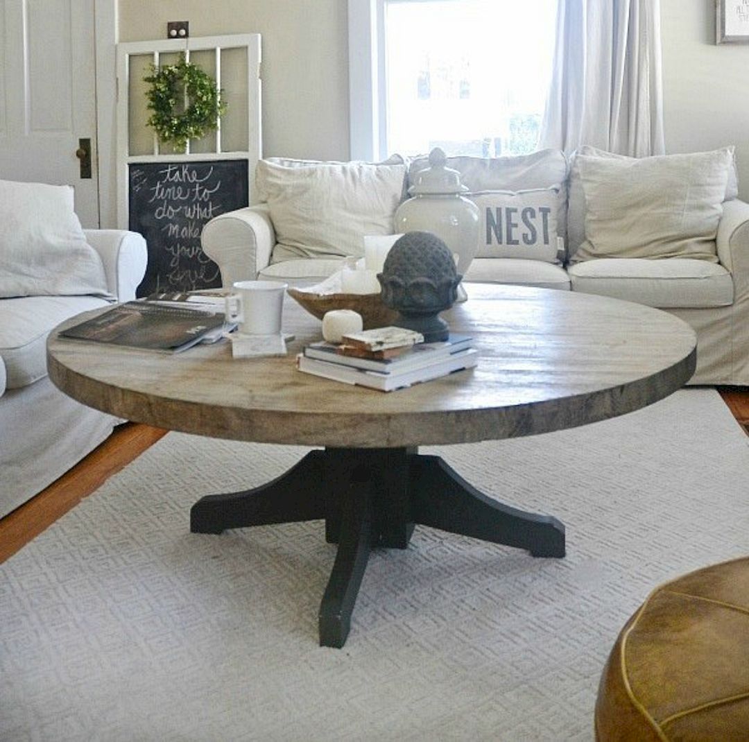 Wonderful DIY Recycled Wooden Spool For Living Room Table