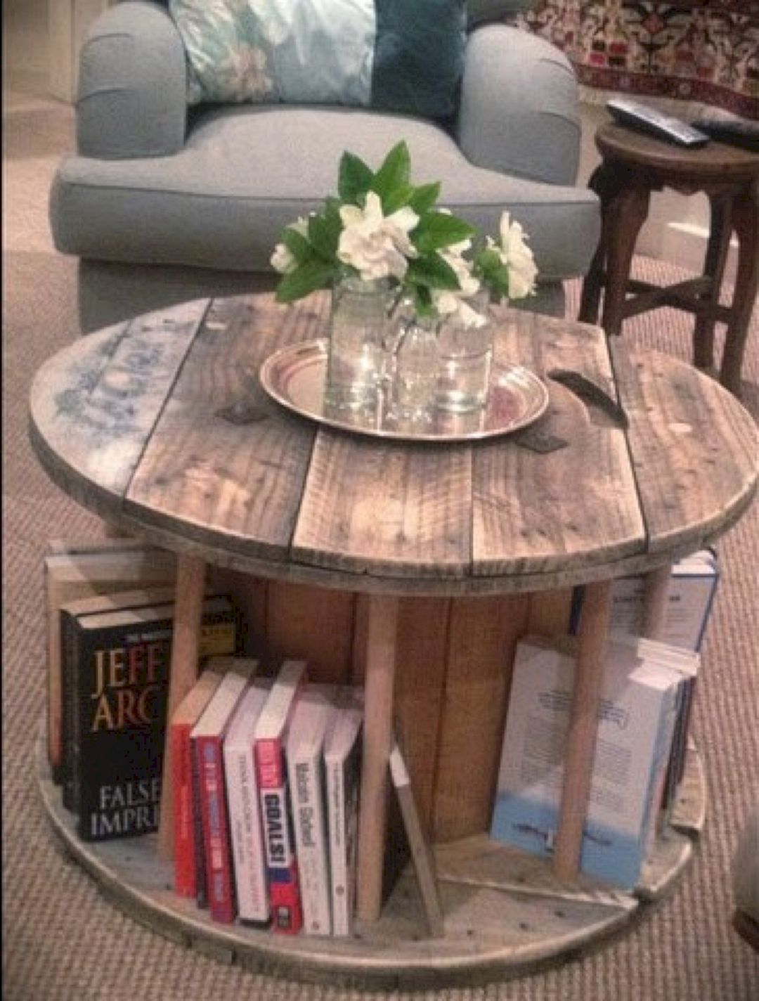 Marvelous Diy Recycled Wooden Spool Furniture Ideas For Your Home No 57