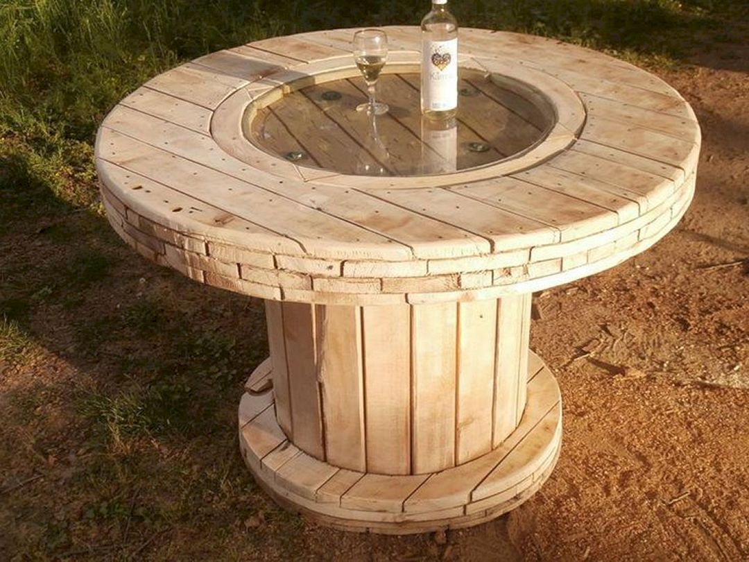Marvelous Diy Recycled Wooden Spool Furniture Ideas For Your Home No 69