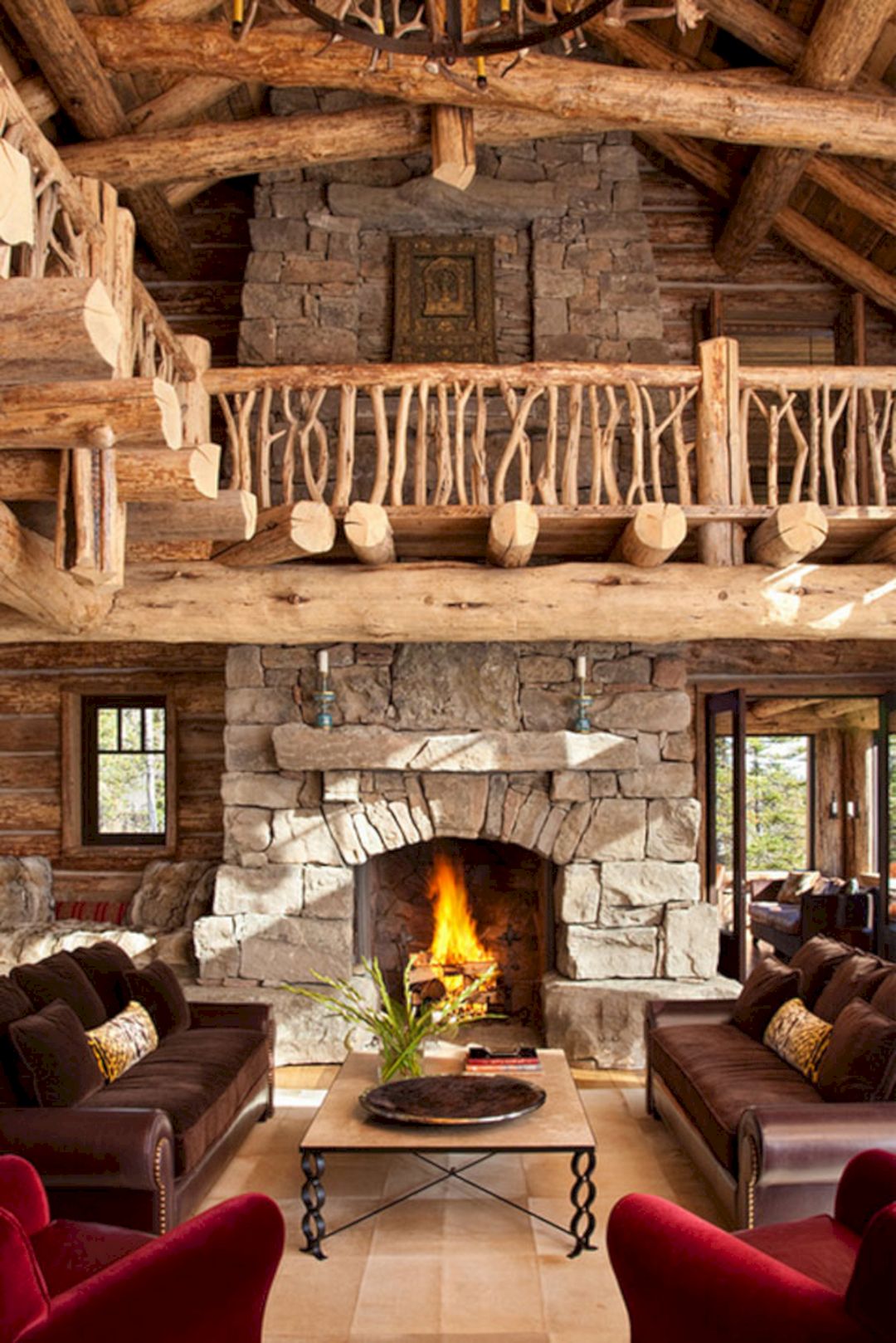 Superb Cozy And Rustic Cabin Style Living Rooms Ideas No 26 (Superb ...