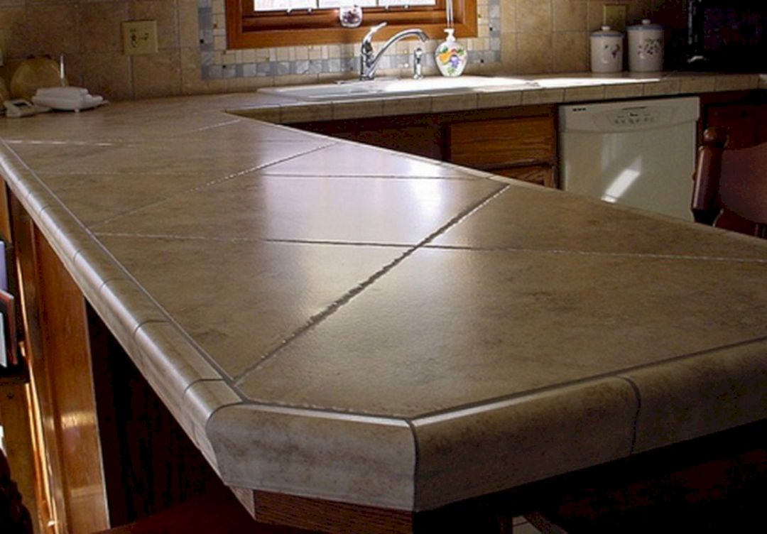 Kitchen Countertop Tile Design Ideas (Kitchen Countertop 