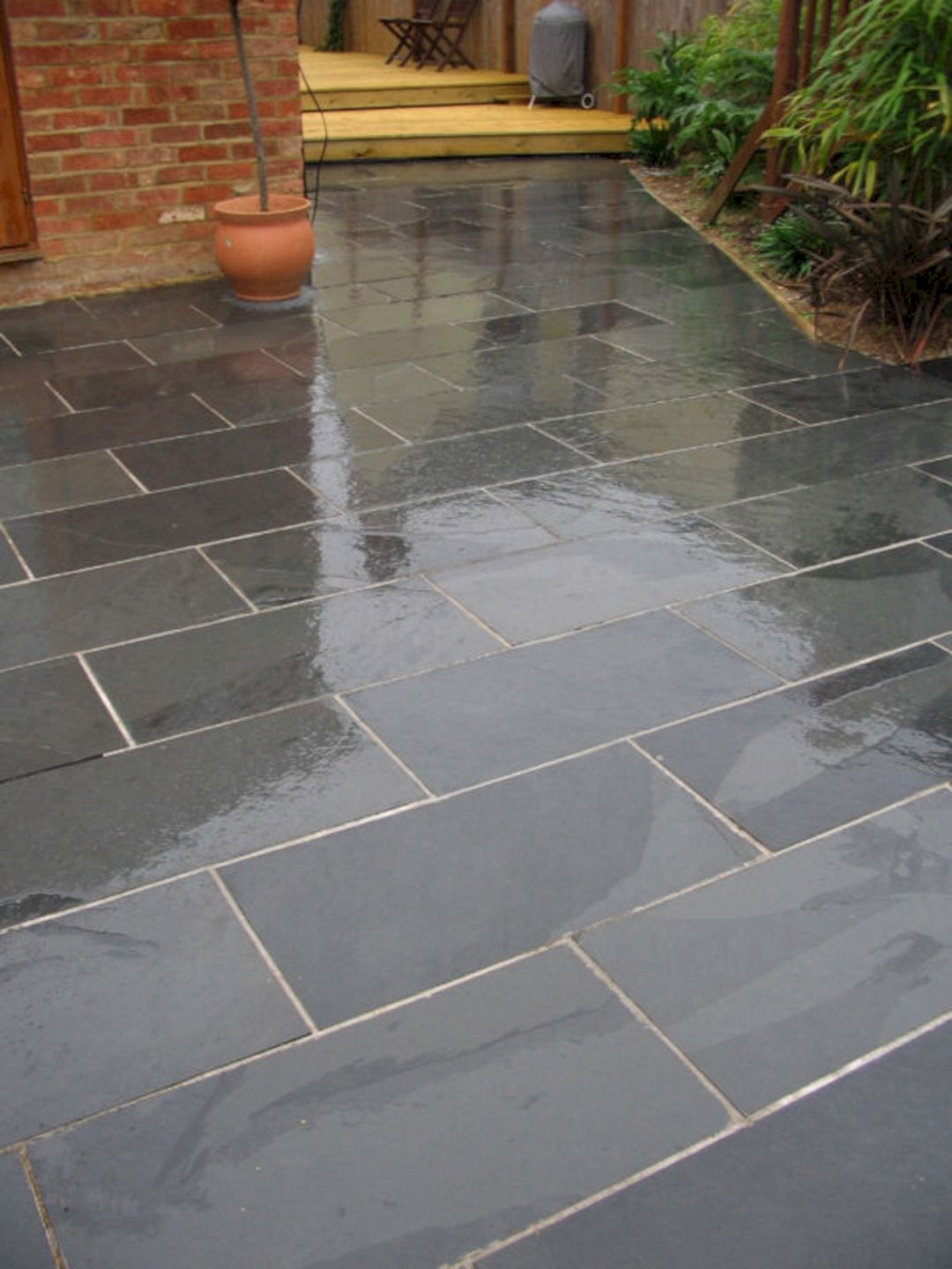 Black Slate Tile Outdoor Patio (Black Slate Tile Outdoor ...