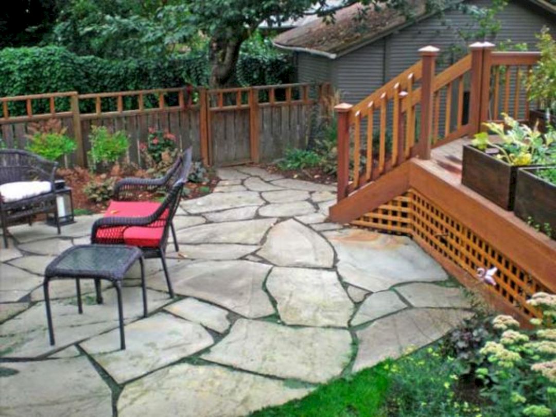 35+ Gorgeous House Patio Design With The Natural Stone ...