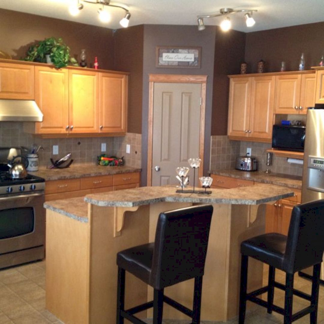 Maple Kitchen Cabinets And Wall Color (Maple Kitchen ...