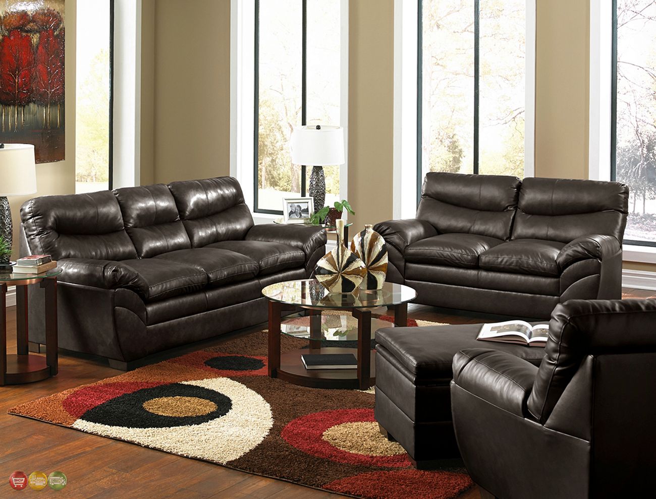 Red Leather Living  Room  Furniture  Sets Red Leather Living  