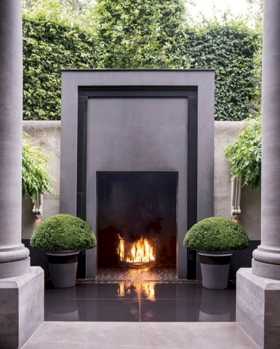 Outdoor Fireplaces Modern Design (Outdoor Fireplaces ...