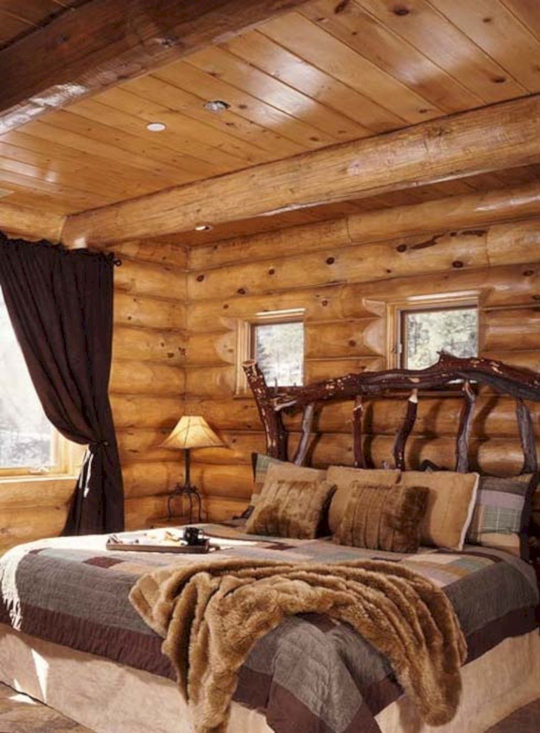  Rustic  Cabin Bedroom  Decorating Ideas  Rustic  Cabin 