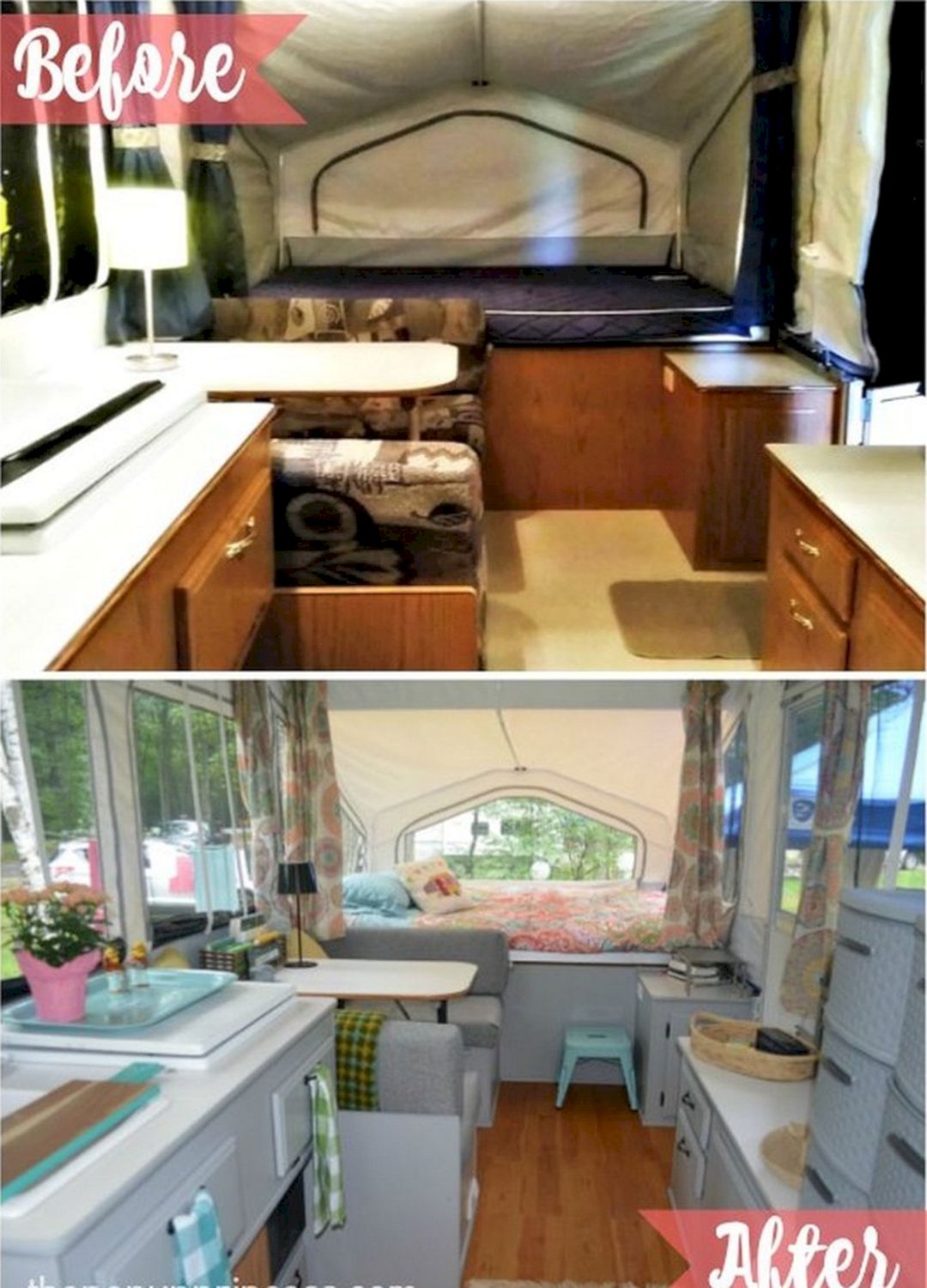 25 Best RV Camper Interior Remodel Ideas (Before And After ...