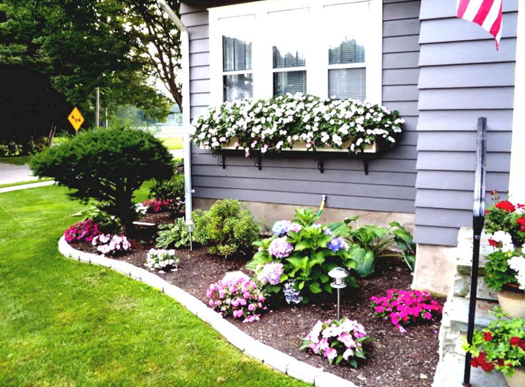 Best 25+ Easy Flower Bed Ideas To Make Front Yard More ...