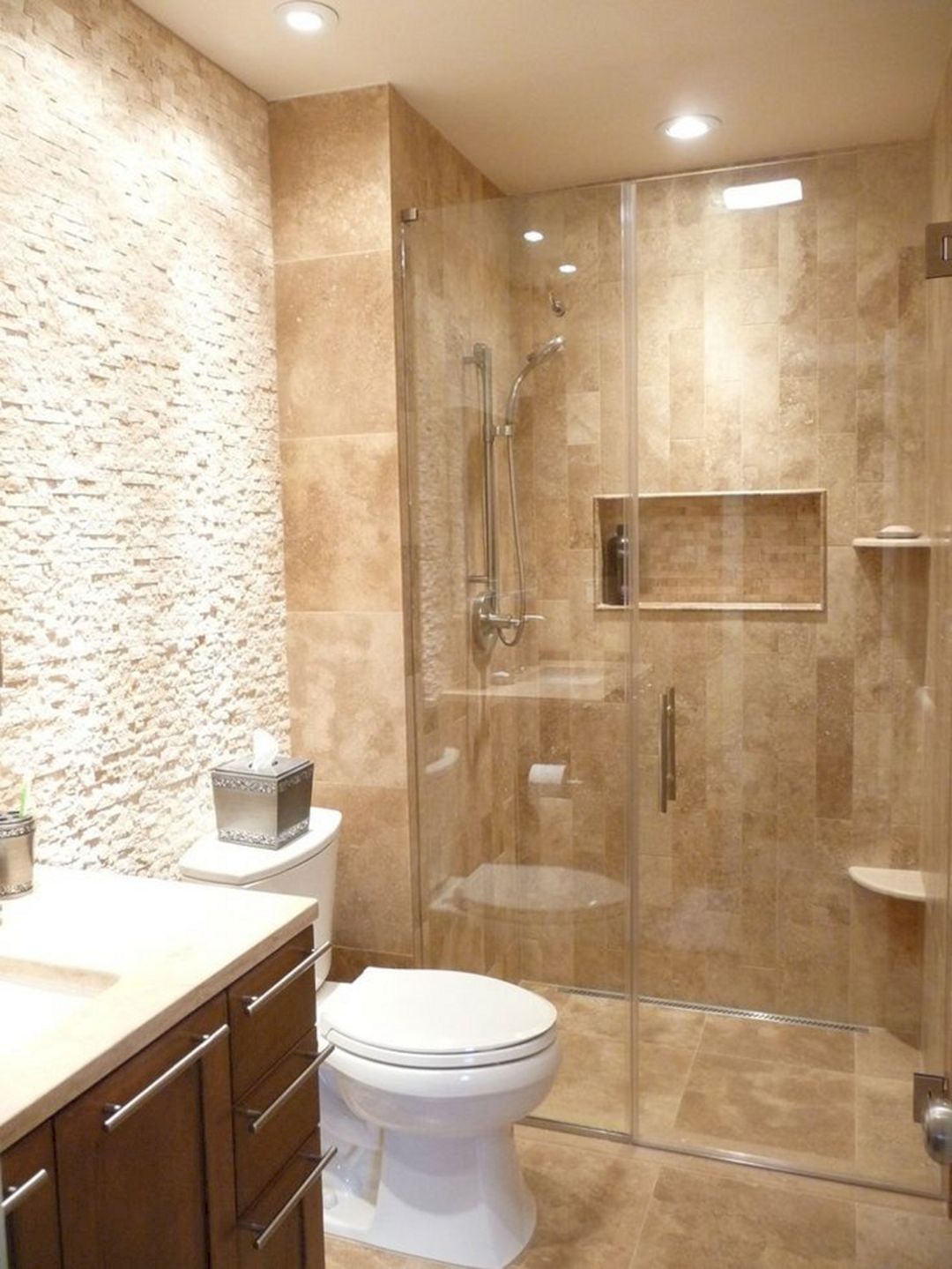 Natural Bathroom Tile Ideas 22 (Natural Bathroom Tile ...