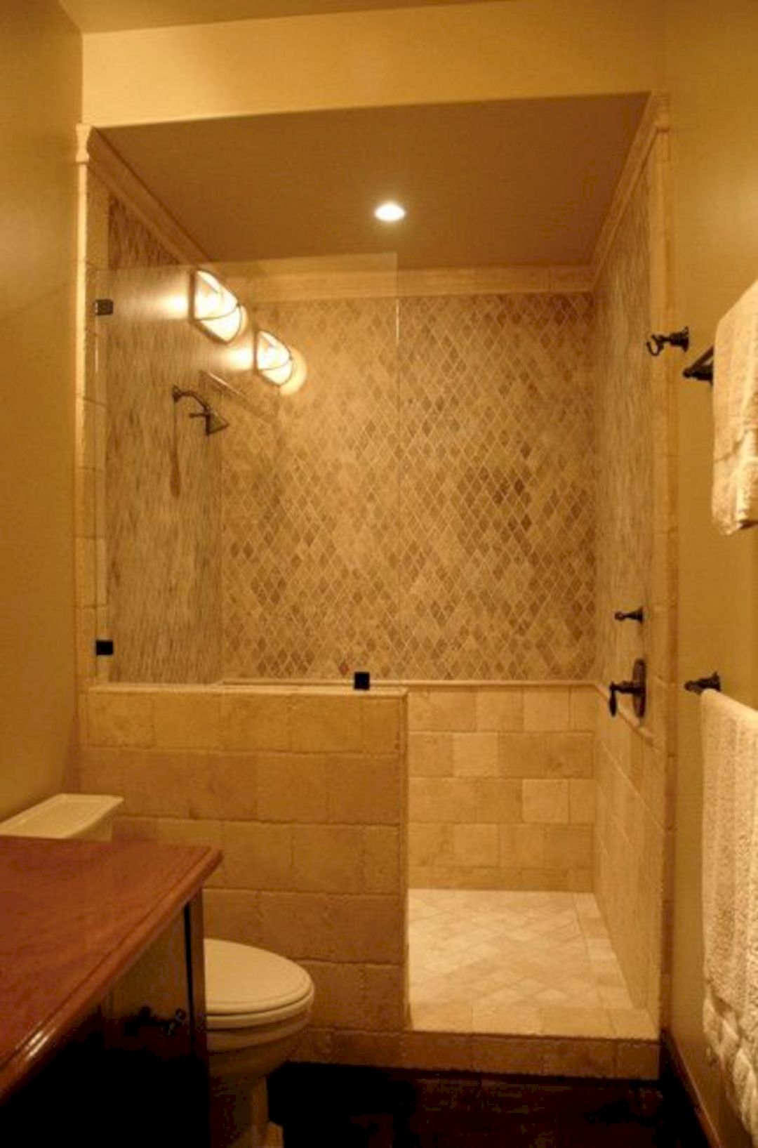 Small Bathroom  Shower  Doorless  21 Small Bathroom  Shower  
