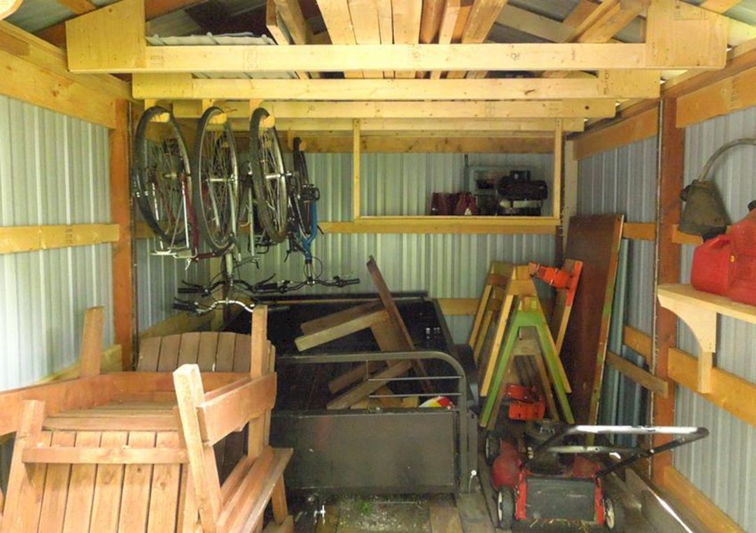 Shed Wooden Shelving Ideas 14