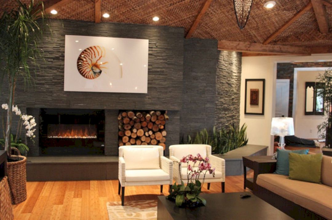 Modern Living Room Fireplace 18