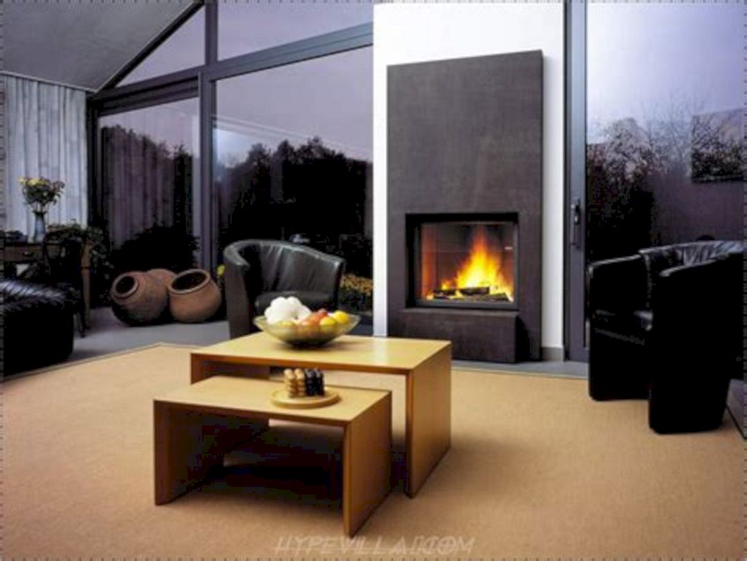 Modern Living Room Fireplace 3
