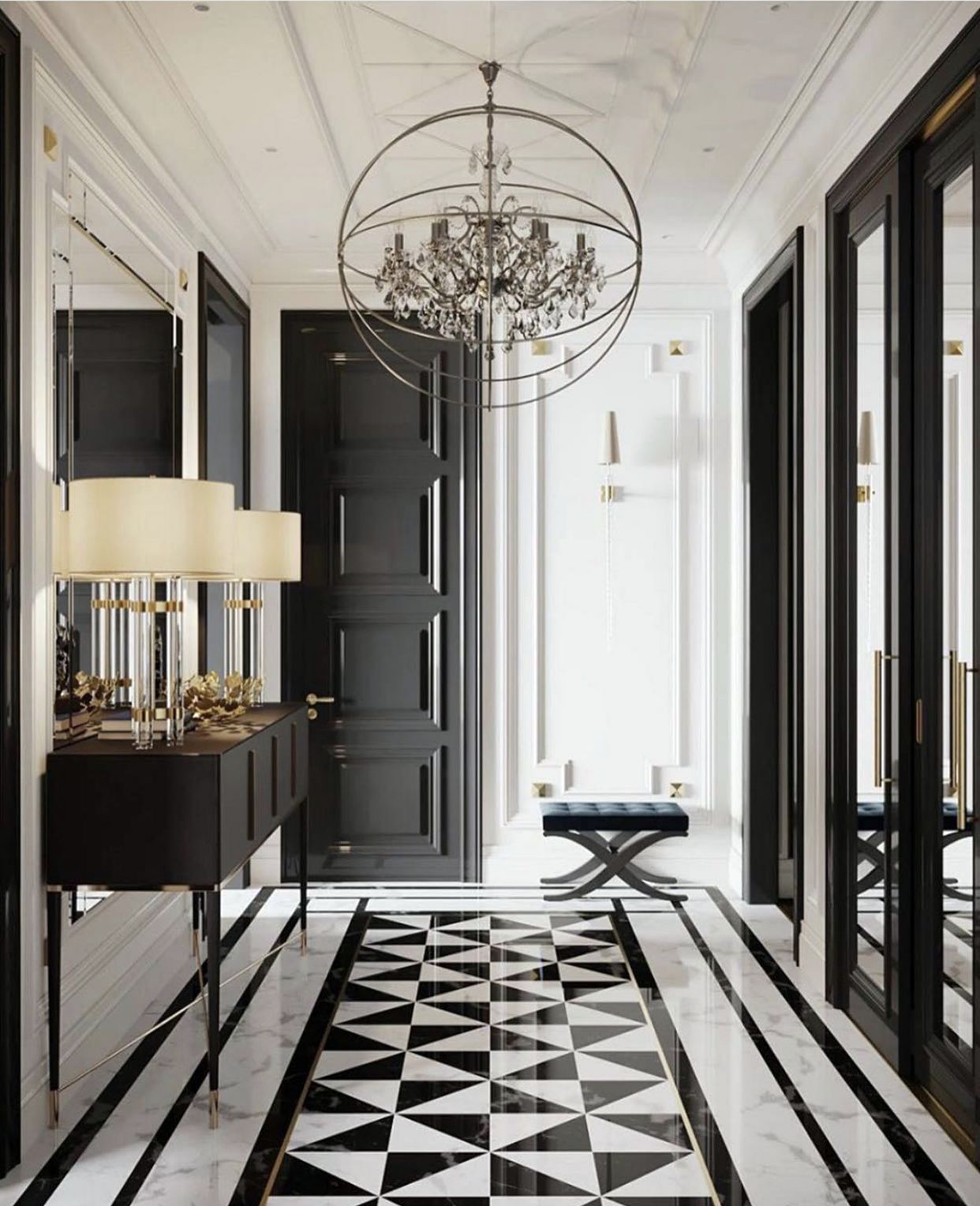 Modern Hallway Luxury Contemporary