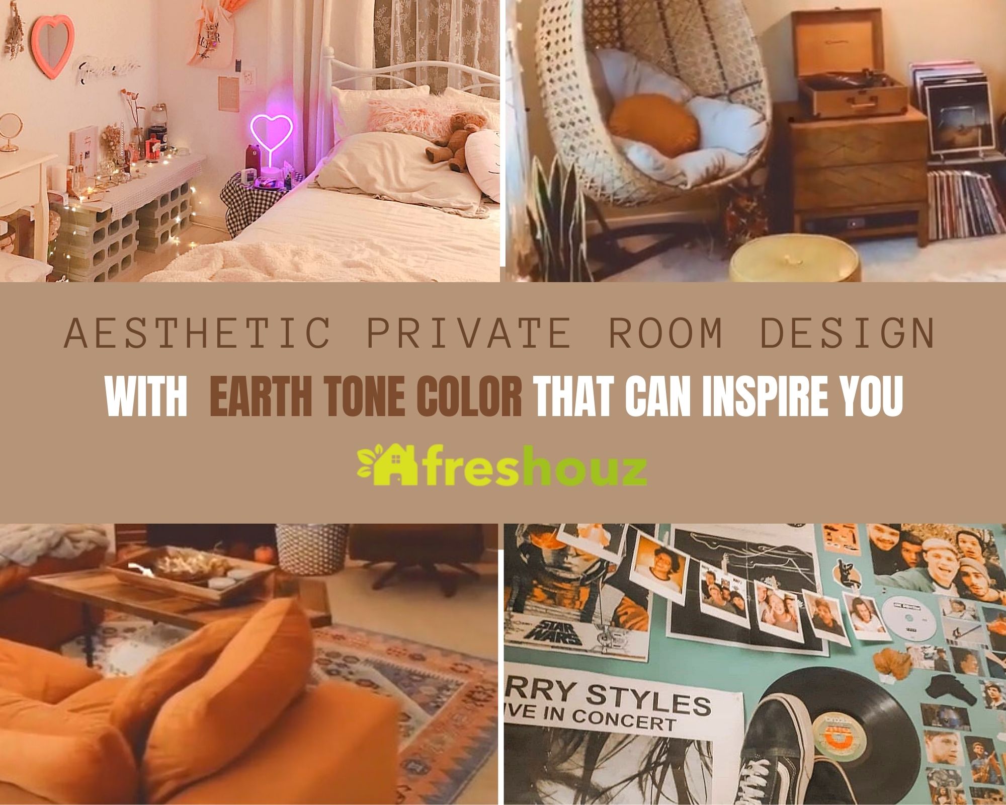 Aesthetic Private Room Design With Earth Tone Color That Can Inspire You