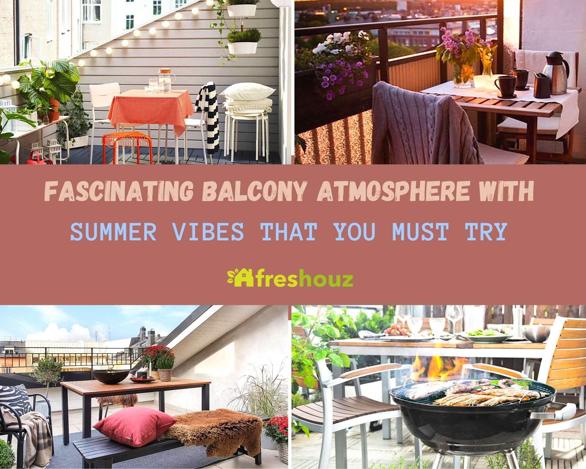 Fascinating Balcony Atmosphere With Summer Vibes That You Must Try