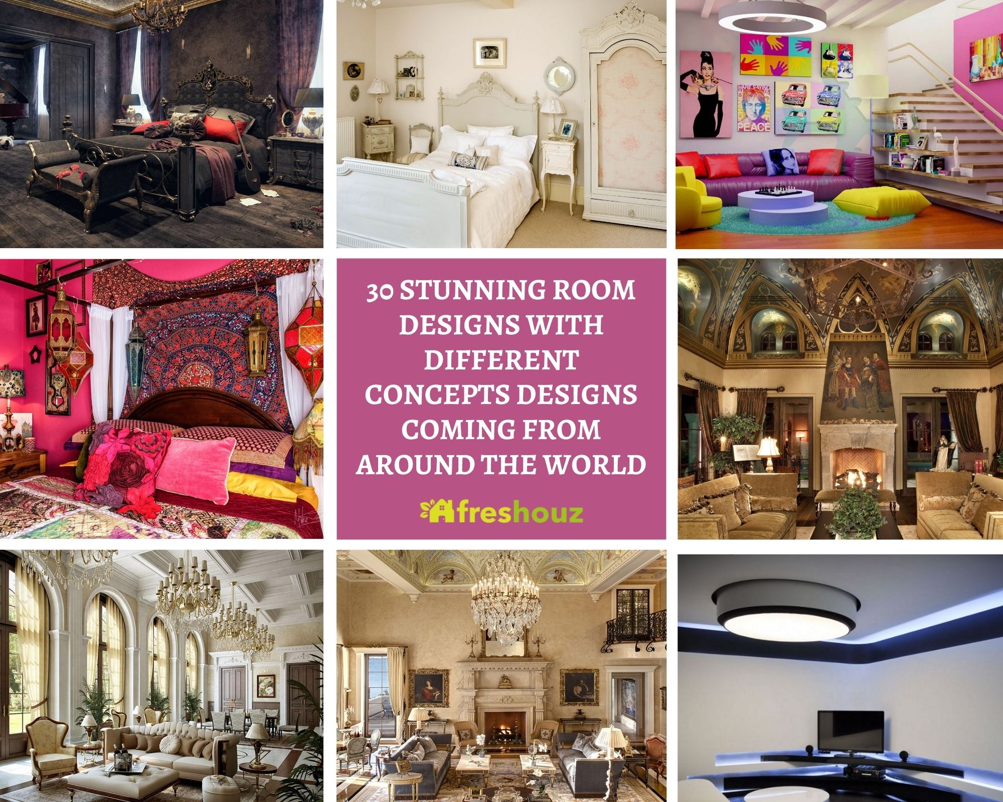 30 Stunning Room Designs With Different Concepts Designs Coming From Around The World