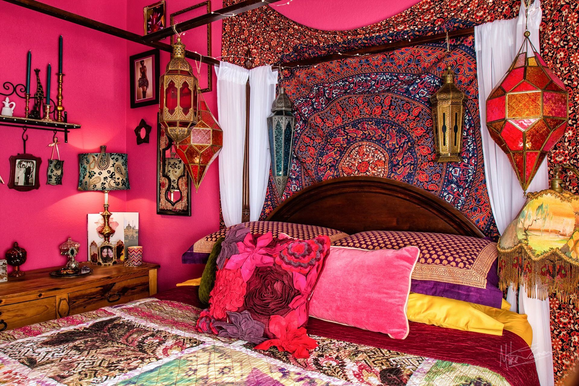 Bohemian Bedroom Style From Superhitideas