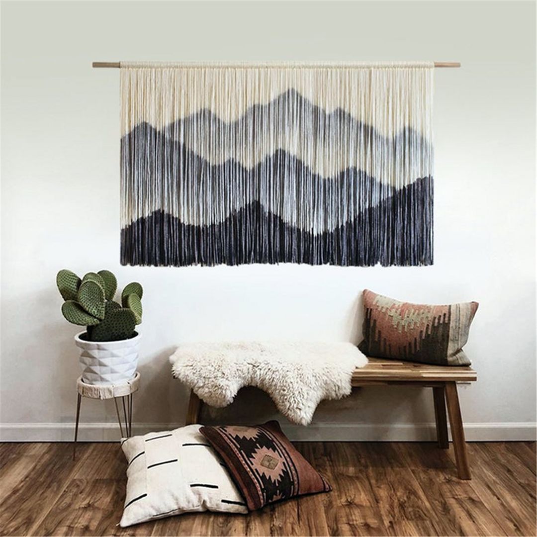 Mountain Art Hand Dyed Wall From Etsy