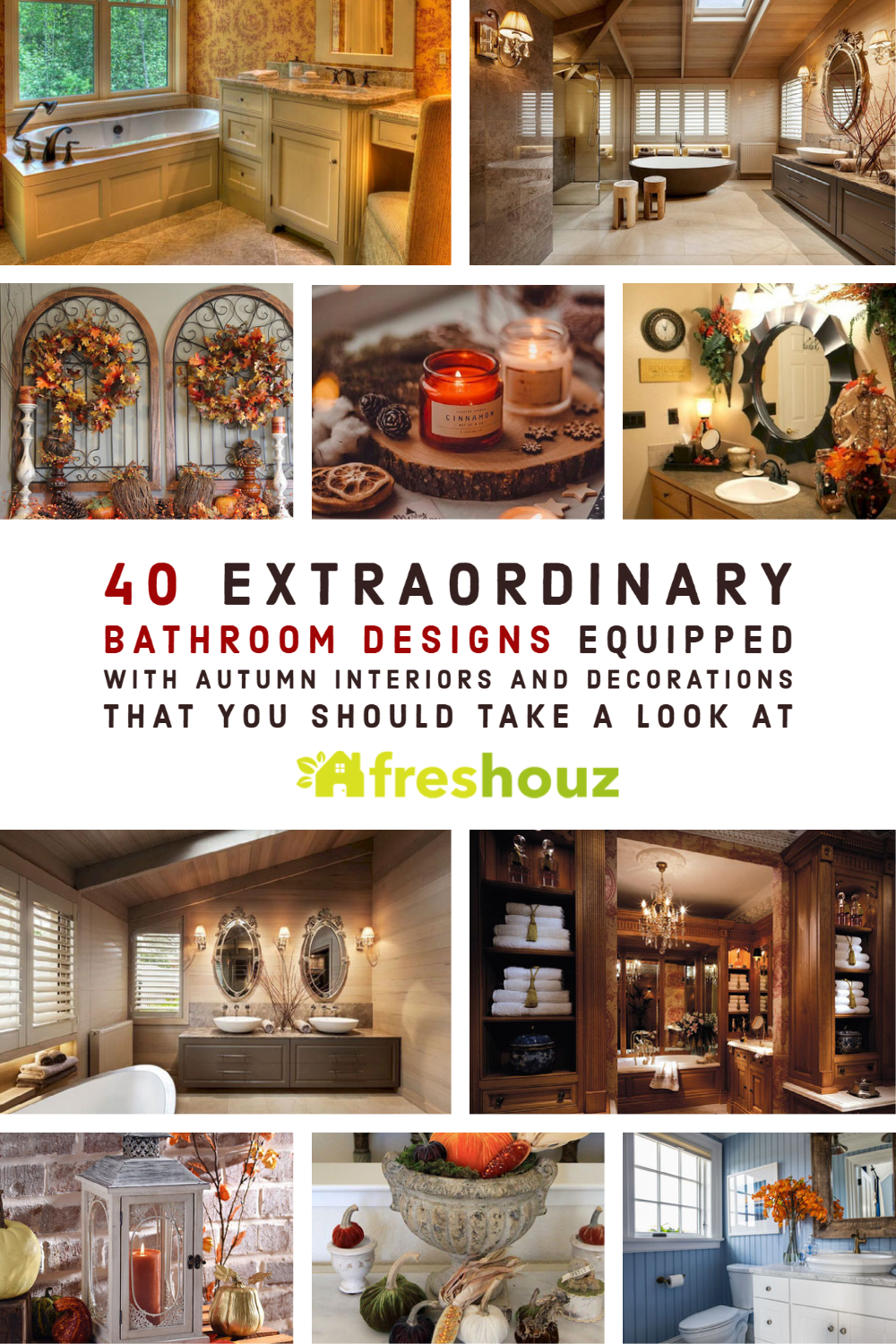 40 Extraordinary Bathroom Designs Equipped With Autumn Interiors (1)