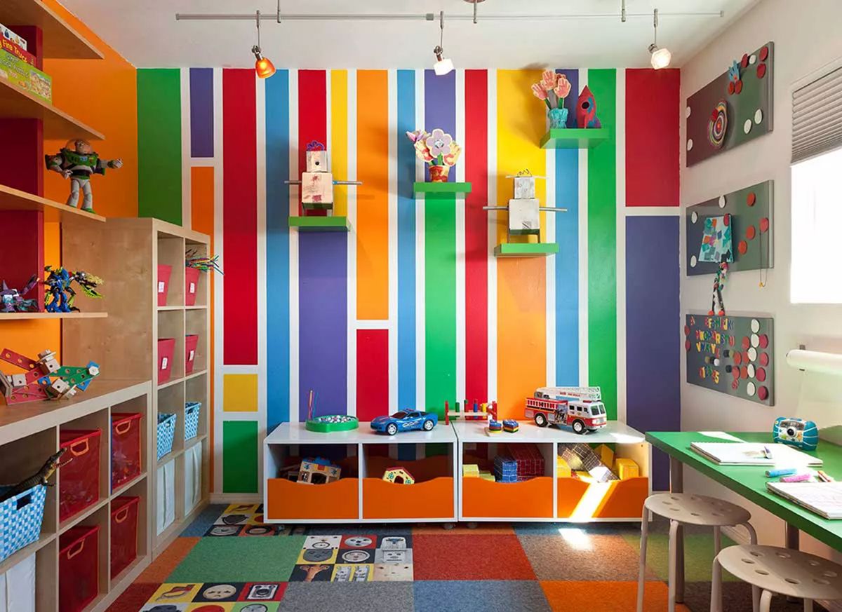 Colorful Playhouse From Thespruce