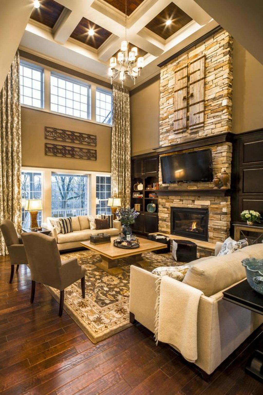 Top 20 Admirable Living Room Designs With Autumn Interiors That You ...