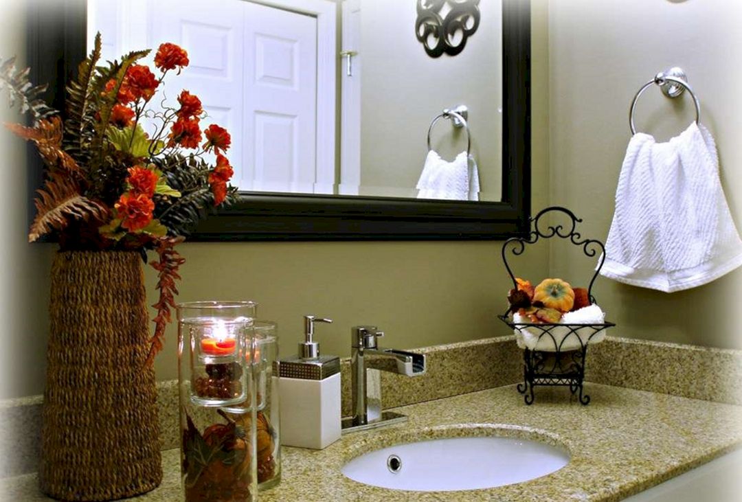 Fall Decoration Ideas For Bathroom From Lentinemarine