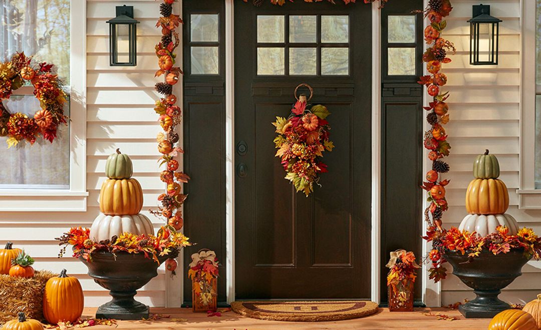 Fall Front Porch Decoration From Cncurc Org